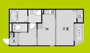 キャッスルコート立花ウエストの物件間取画像